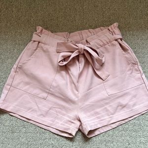 Pink revamped summer shorts